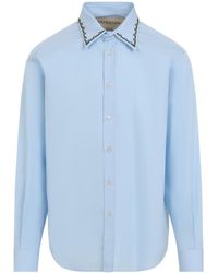 Valentino - Button-Up Long-Sleeved Shirt - Lyst
