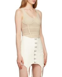 Dion Lee - Corset-Style Crochet-Knit Top - Lyst