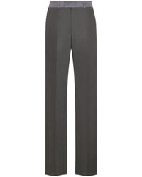 Dior - Homme Button Detailed Straight Leg Pants - Lyst
