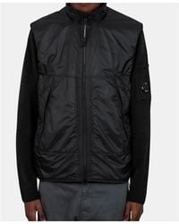 C.P. Company - Zip-Up Logo-Detail Gilet - Lyst