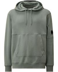 C.P. Company - Diagonal Raised Fleece Hooded Lens Sweatshirt - Lyst