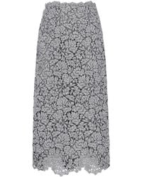 Ermanno Scervino - Lace Midi Skirt - Lyst