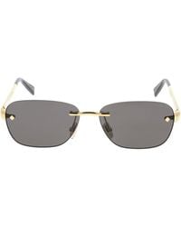BVLGARI - Bulgari Rectangular Frame Sunglasses - Lyst