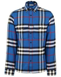 Burberry - Classic Plaid Long-Sleeved Shirt - Lyst