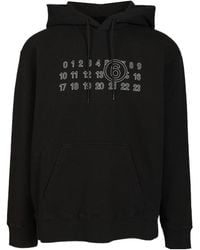 MM6 by Maison Martin Margiela - Cotton Hoodie Sweatshirts - Lyst