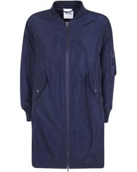 Aspesi - Zip-Up Parka Coat - Lyst