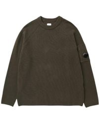 C.P. Company - Lens-Detail Raglan-Sleeve Sweater - Lyst
