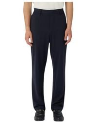 Emporio Armani - Belt-Loop Tailored Trousers - Lyst