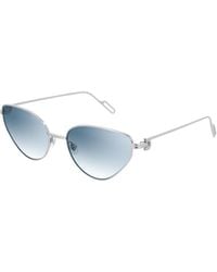 Cartier - Shading Lens Cat's Eye Frame Sunglasses - Lyst