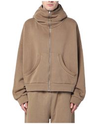 Entire studios - Zip-Fastening Cotton Hoodie - Lyst