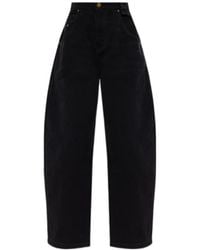 Willy Chavarria - Label Denim Trousers - Lyst