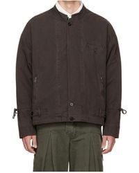 Entire studios - Alcove Button-Front Casual Jacket - Lyst