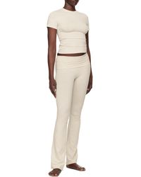 Skims - Round Neck Short Sleeve T-Shirt - Lyst