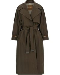Max Mara - The Cube Mtcutrench Belted Trench Coat - Lyst