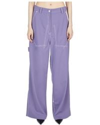 Stella McCartney - Logo Casual Pants - Lyst