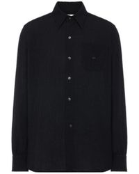 Maison Margiela - Virgin Wool Long-Sleeved Shirt - Lyst