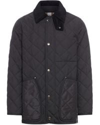 Burberry - Long Sleeved Quilted Jacket - Lyst