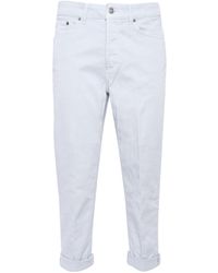 Dondup - Button Detailed Cropped Jeans - Lyst