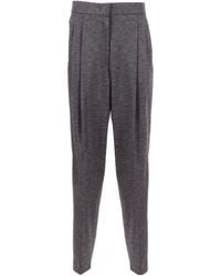 Fabiana Filippi - Pleated Straight Leg Trousers - Lyst