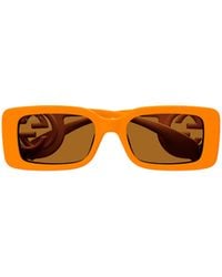 Gucci - Eyewear Rectangle Frame Sunglasses - Lyst