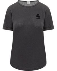 Isabel Marant - Isabel Marant Étoile Koldia Logo Printed T-Shirt - Lyst