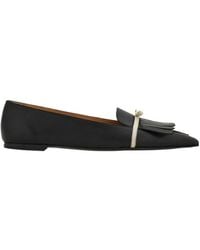 Ferragamo - Ballet Flat With Mini Bow Detail - Lyst