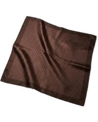 Gucci - Gg Silk Twill Jacquard Carré - Lyst