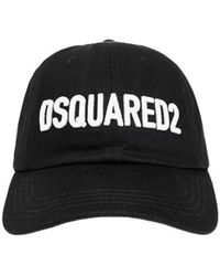 DSquared² - Logo Embroidered Curved Peak Cap - Lyst