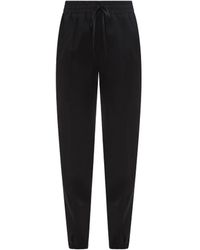 Jil Sander - High Waist Drawstring Track Pants - Lyst