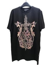 Just Cavalli - Logo T-Shirt With Round Neck - Lyst