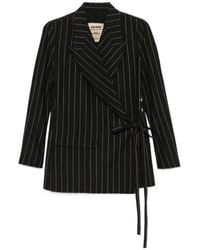 Uma Wang - Striped Suit Jacket - Lyst