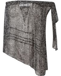 Isabel Marant - Asymmetrical Print Cover-Up - Lyst