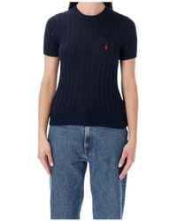 Polo Ralph Lauren - Short-Sleeved Crewneck Jumper - Lyst