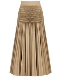 Dior - Mid-Length Pleated Skirt - Lyst