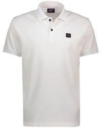 Paul & Shark - Logo Patch Short-Sleeved Polo Shirt - Lyst