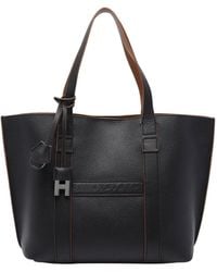 Hogan - Logo Embossed Top Handle Bag - Lyst