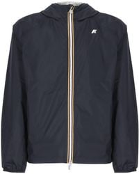 K-Way - Reversible Hooded Jacket - Lyst