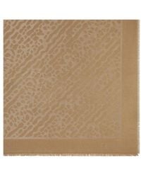 Fendi - Ff Frayed-Edge Scarf - Lyst