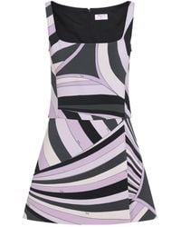 PUCCI - Viscose Mini Dress - Lyst