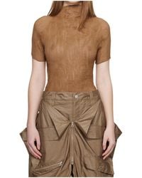 Issey Miyake - Twisted Turtleneck Cover-Up - Lyst