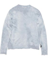Acne Studios - Intarsia-Knit Motif Jumper - Lyst
