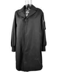 Moschino - Logo Trench Coat - Lyst