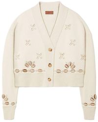 Alanui - Ocean Dream Cropped Cardigan - Lyst