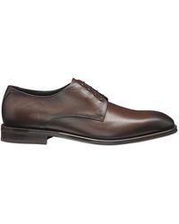 BOSS - Lace-Up Derby Shoes - Lyst