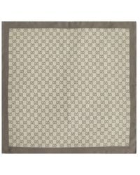 Gucci - Printed Silk Twill Carré - Lyst