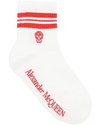McQueen - Logo Intarsia Socks - Lyst