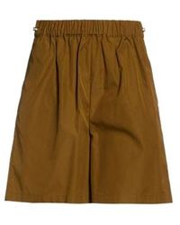 Max Mara - Elastic-Waist Wide-Leg Shorts - Lyst