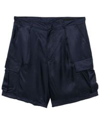 Prada - Knee-Length Cargo Shorts - Lyst
