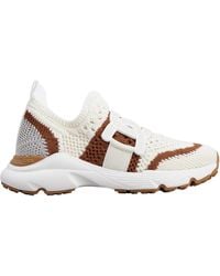 Tod's - Logo Patch Knit Slip-On Sneakers - Lyst
