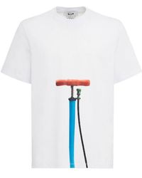 MSGM - Casual Short-Sleeve T-Shirt - Lyst